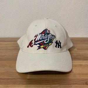 Vintage Logo Athletic MLB 1999 World Series Baseball Cap Snap Back Hat